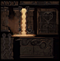 DUNGEON HUNTER, Igor-Alban Chevalier / THE BLACK FROG : I was hired a few years ago by Gameloft to do the level design of 2 of their Dungeon Hunter titles. That was a lot of fun. Here's a sample of what I did for them. I never played the games but the lit