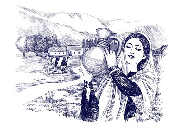 For milk) : Illustra...