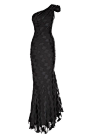 Devore Asymmetric Gown by Zac Posen for Preorder on Moda Operandi