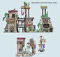 Menaphos, Neil Richards : Some of the artwork that goes into a large project update like Menaphos. 
From initial map designs, blockouts, mood shots, paintovers, building designs and finally props.
Lots of the designs are my own and are different to the fi
