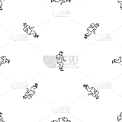 舞蹈,式样,嘻哈,轮廓,人,几何形状,男人,技能,图像,重复