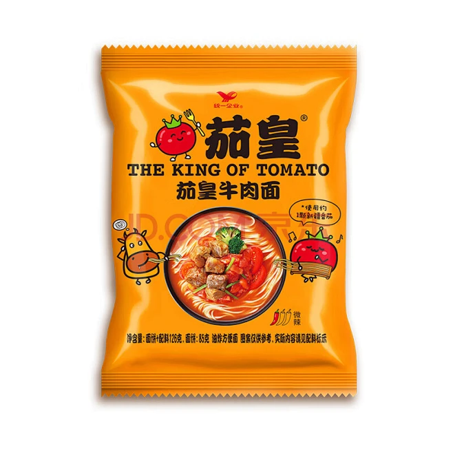 【统一统一 茄皇 番茄牛肉面】统一 茄皇 番茄牛肉面 袋面 126克 *5袋 严选新疆番茄 煮食风味更佳【行情 报价 价格 评测】-京东-花瓣网