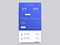 Flight Booking App - Concept ticket transition mobile interface animation animated simple app interaction flight material design ui