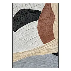 YSUK.ART《驼铃晚歌》原创手绘油画装饰画客厅餐厅玄关走廊抽象画-tmall.com天猫