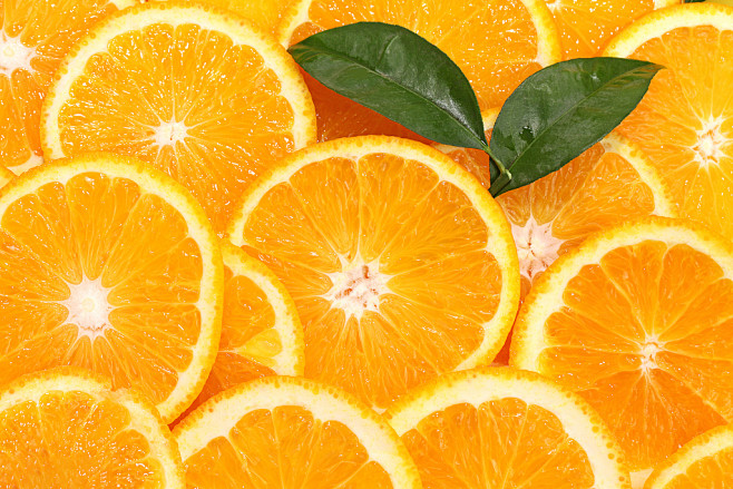 橘子水果切片