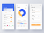 Budget and Expense Manager App mobile app money app form bill chart fluent design app design application fintech money finance app design minimal ui  ux ui clean