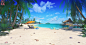 Ocean beachside，俄罗斯的场景插画师 Arseniy Chebynkin 3D与2D相结合日系风格场景绘制
---------------------------------------
我在使用【率叶插件】，一个让花瓣网”好用100倍“的浏览器插件，你也来吧！
> http://ly.jiuxihuan.net/?yqr=14199540