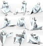 #设计小课堂# 动漫男性和服姿势画法参考！绘师九条制作的一组3D男性和服姿势参考，坐、卧、跪等一应俱全，自己借鉴，转需~（作者：九条 pid=44557264） ​​​​