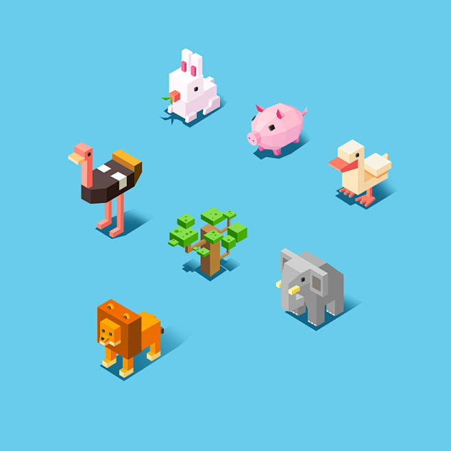 isometric on Behance