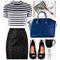 A fashion look from August 2014 featuring Alexander Wang t-shirts, Yves Saint Laurent skirts and Givenchy tote bags. Browse and shop related looks.