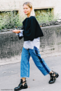 PFW-paris_fashion_week_ss17-street_style-服装-collage_vintage-olympia_letan-HERMES-stella_mccartney-的Sacai-78