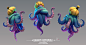 Daivat (octopus), Helga Sergunina : Hi, everyone!
This is my work on the Beneath the Waves Challenge. I learned much while working on this character. It was great experience for me.
