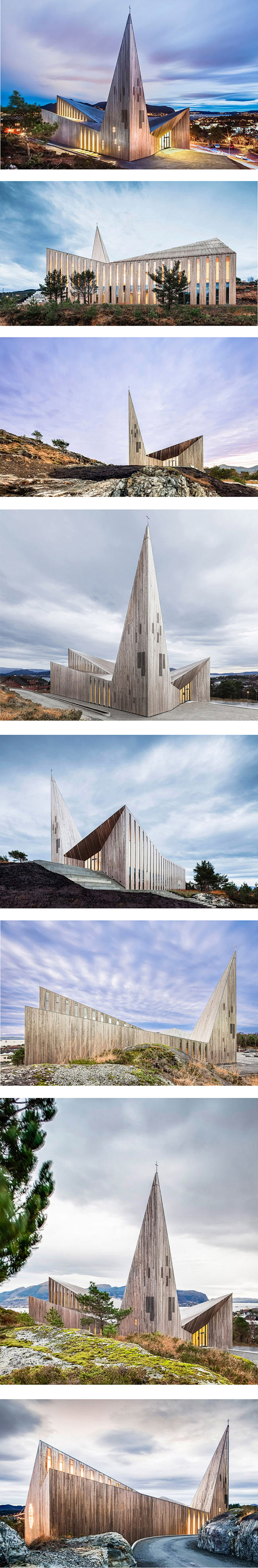 挪威Knarvik教堂建筑设计艺术