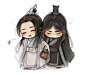 #魔道祖师##宋岚##晓星尘##宋晓# 醉了。感觉就快成团子系列了.....