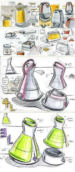 【纯干货】工业设计手绘资料分享-郑州绘友手绘工作室
