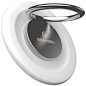 Sinjimoru Magnetic Cell Phone Ring, 360 Degree Rotation Phone Finger Grip for Magnetic Ring Holder Compatible with iPhone 16 15 14 13 12 Series. M-Ringo Champagne Gold