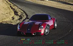 精美汽车2010年10月宽月历壁纸桌面壁纸1