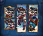 Casino Game Digital Art  Game Art game design  ILLUSTRATION  mobile game pirate raccoon slot game Slots
