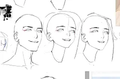一些图片#板绘素材 #头部不同角度画法 #人体动态 - 小红书