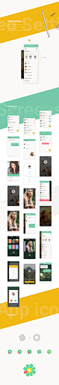 ICQ App Redesign Concept from Mail.ru : Contest Task:To make video chat a dream.Action plan: Choose a platform: iOS or Android. Designing and drawing the main application screen (necessary minimum: a screen chat list and chat screen). If you are strongly 