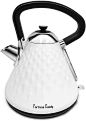 Amazon.com: Fortune Candy KS-1011E Modern Stylish Design Stainless Steel Boiling Hot Water Kettle with Diamond Pattern: Home & Kitchen