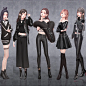 闪暖女团打歌服