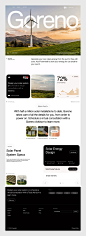 Goreno - Solar Energy Landing Page  by Royhan ® for One Week Wonders on Dribbble
