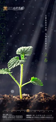 立春节气海报-设计素材-shejisc.cn