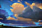 Clouds study, Liam Smyth : As the title implies, a study of clouds!