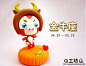 自制阿狸12星座 超轻粘土作品