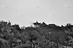 寺庙,昆明,石林,云南省,中国,天空,美,留白,水平画幅,云