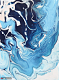 自然机理材质纹理岩石色彩流动炫彩蓝色大理石背景05材质素材素材下载-优图网-UPPSD
