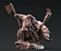 Dwarf, Ali Jalali : A Dwarf i sculpted for Noctruna Model's The Quest campaign .