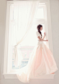 Positively ethereal.-- not in pink but i LOVE the shape of this gown