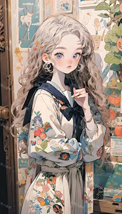 美少女壁纸 | 复古油画系少女