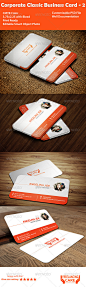 Corporate Classic Business Card - Vol 2 - Corporate Business Cards