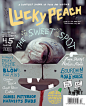 今日力推的美食与文化杂志#Lucky Peach#，一本融合游记，散文，艺术，摄影，美食批评与食谱一体的新形态美食杂志。在此一并呈现其过往出过的封面。