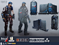 Dirty Bomb - Turtle, Manuel Augusto Dischinger Moura : This is by far the best Merc I designed for Dirty Bomb. During his inception the game-play brief changed many times over and finally we ended up with the portable shield ability. This was a great oppo