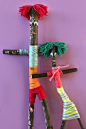 建立自己的棍子家庭。 对于很多有趣的孩子手工制作活动的想法，请访问MINI MAD THINGS工艺博客。
