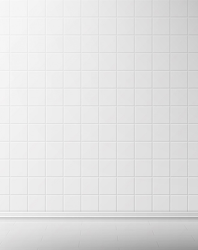 浴室的免费矢量白色瓷砖墙壁和地板