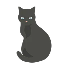 可爱卡通宠物猫咪插画手绘元素