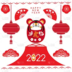 祝中国新的2022年虎年快乐。