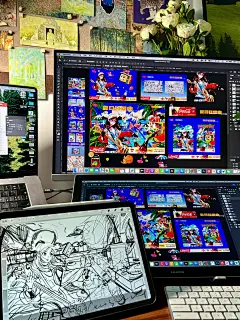 第一次画City Pop插画？！描边笔刷yyds - 小红书