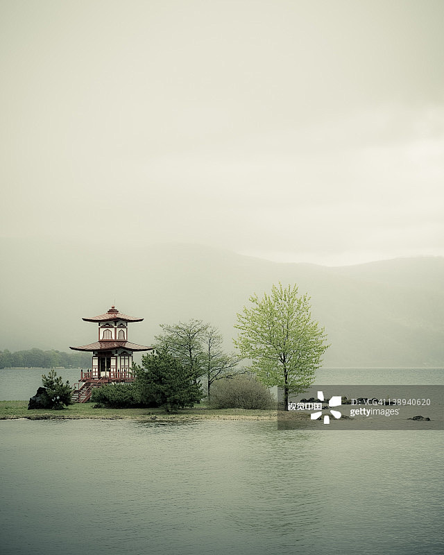 日本,湖,春天,户外,清明节正版图片素材