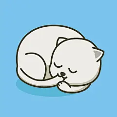 卡通可爱小猫咪插画矢量图设计素材