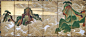 Waves at Matsushima 松島図屏風. Japanese Folding screen. Edo period. 18th century. 尾形光琳 Ogata Kôrin (Japanese, 1658–1716). After Sotatsu. MFA Boston.