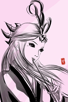 七分~青年采集到笑擦火花