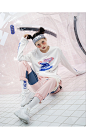 M小姐 冬加绒hiphop束腿工装裤女宽松bf束脚直筒嘻哈裤显瘦休闲裤-淘宝网
