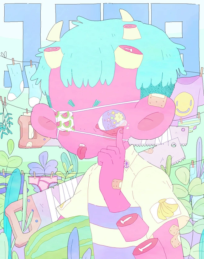涂鸦王国精品插画分享-花瓣网