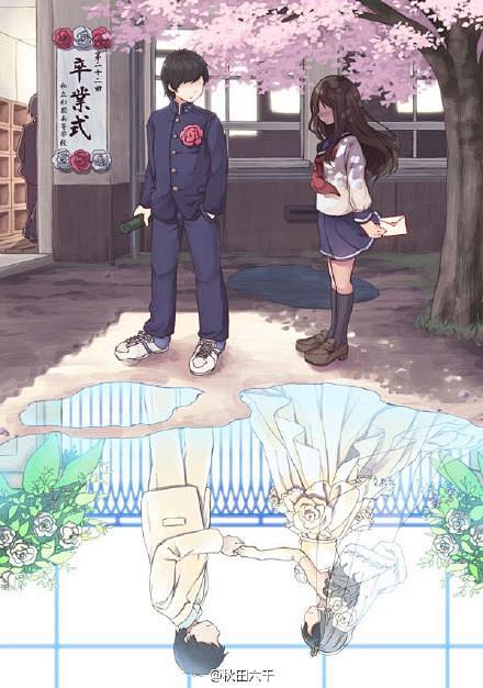 画师にいち给新一届的毕业生的贺图。“此时...